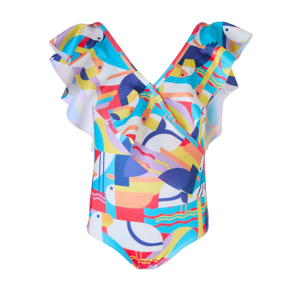 Liloli Aviary Girls Swimsuit