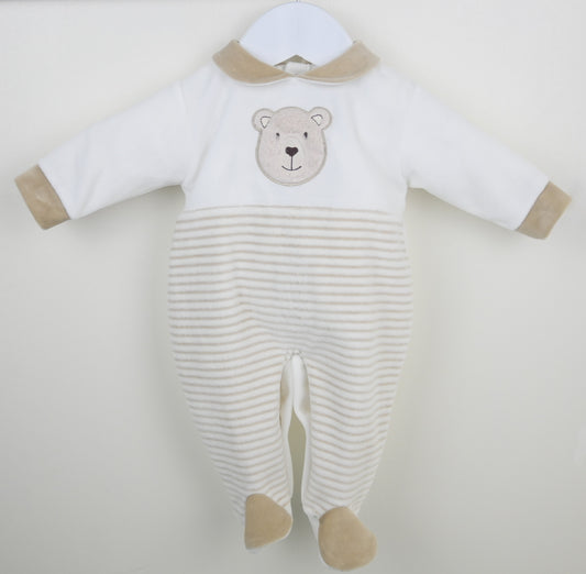 PEX Boys Neutral Bear Sleepsuit