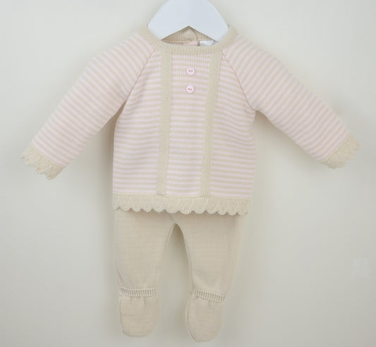PEX Girls Pearl Pink Suit