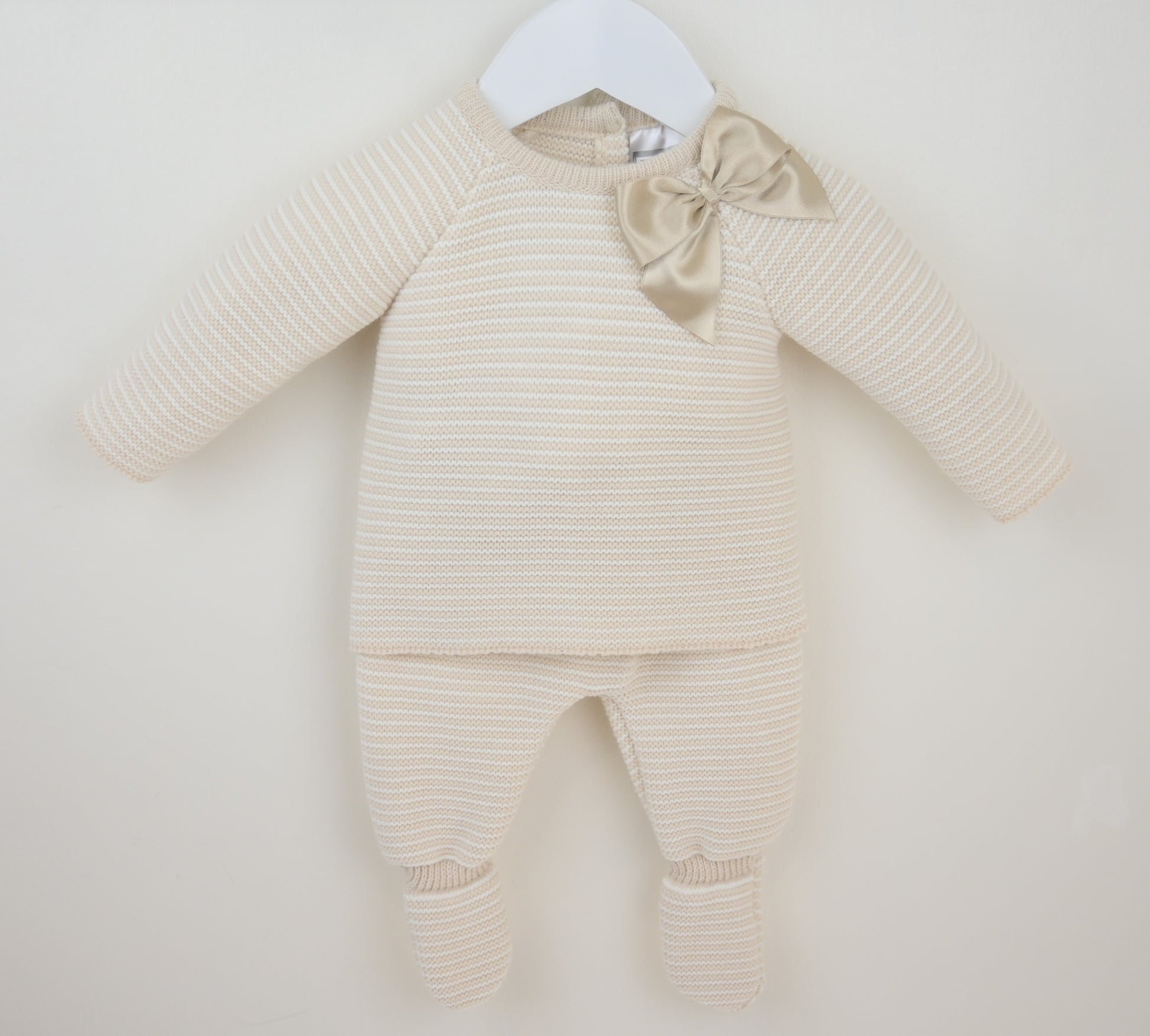 PEX Girls Lizzie Trousers Suit Natural/White