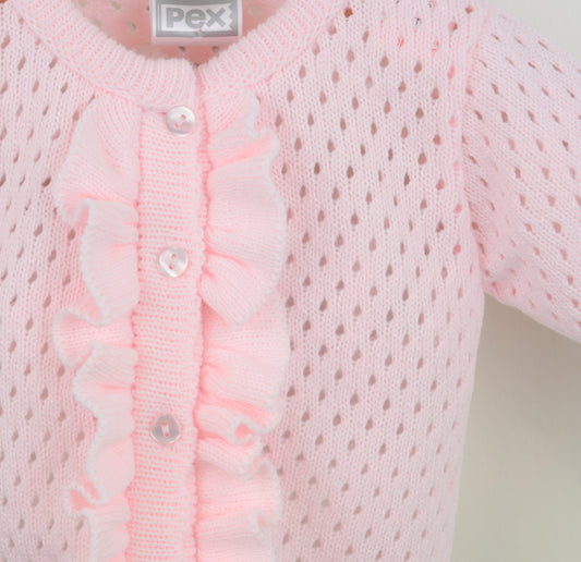 PEX Girls Luella Cardigan Pink - Preorder