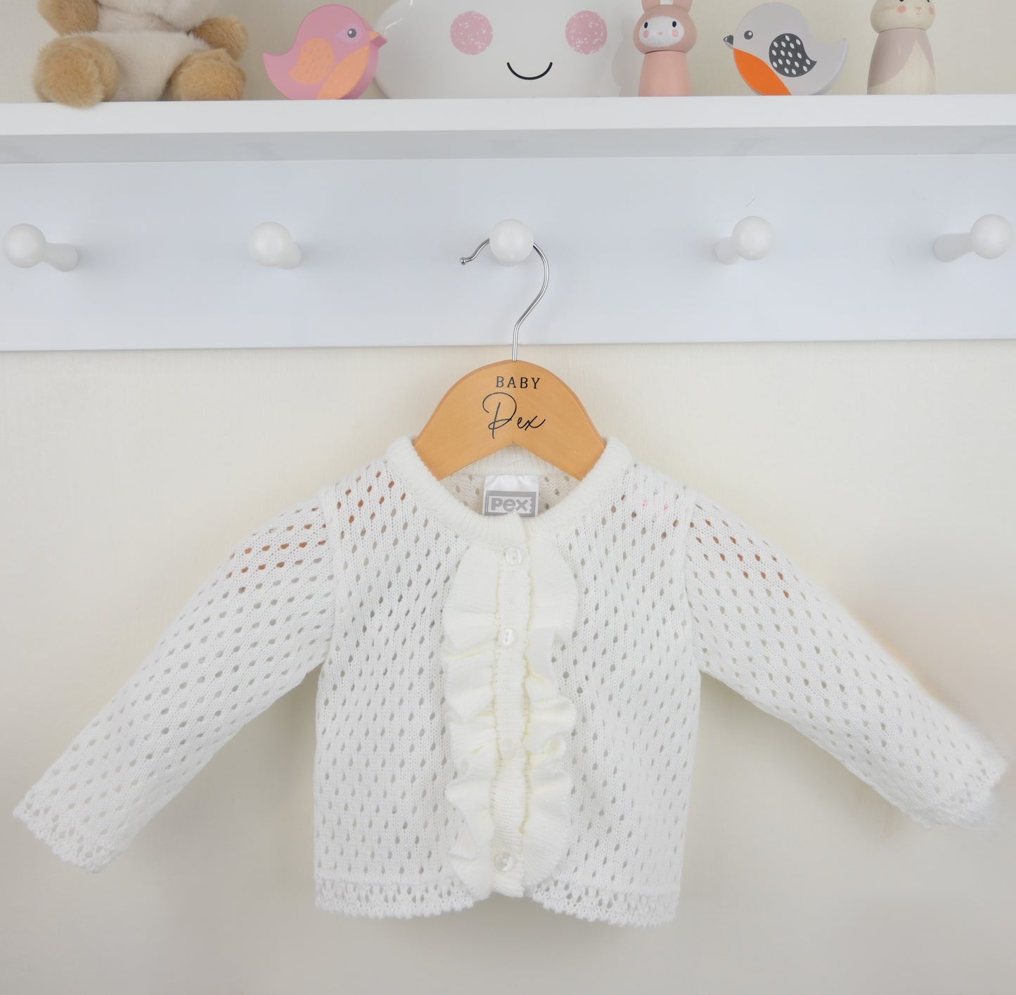 PEX Girls Luella Cardigan White - Preorder