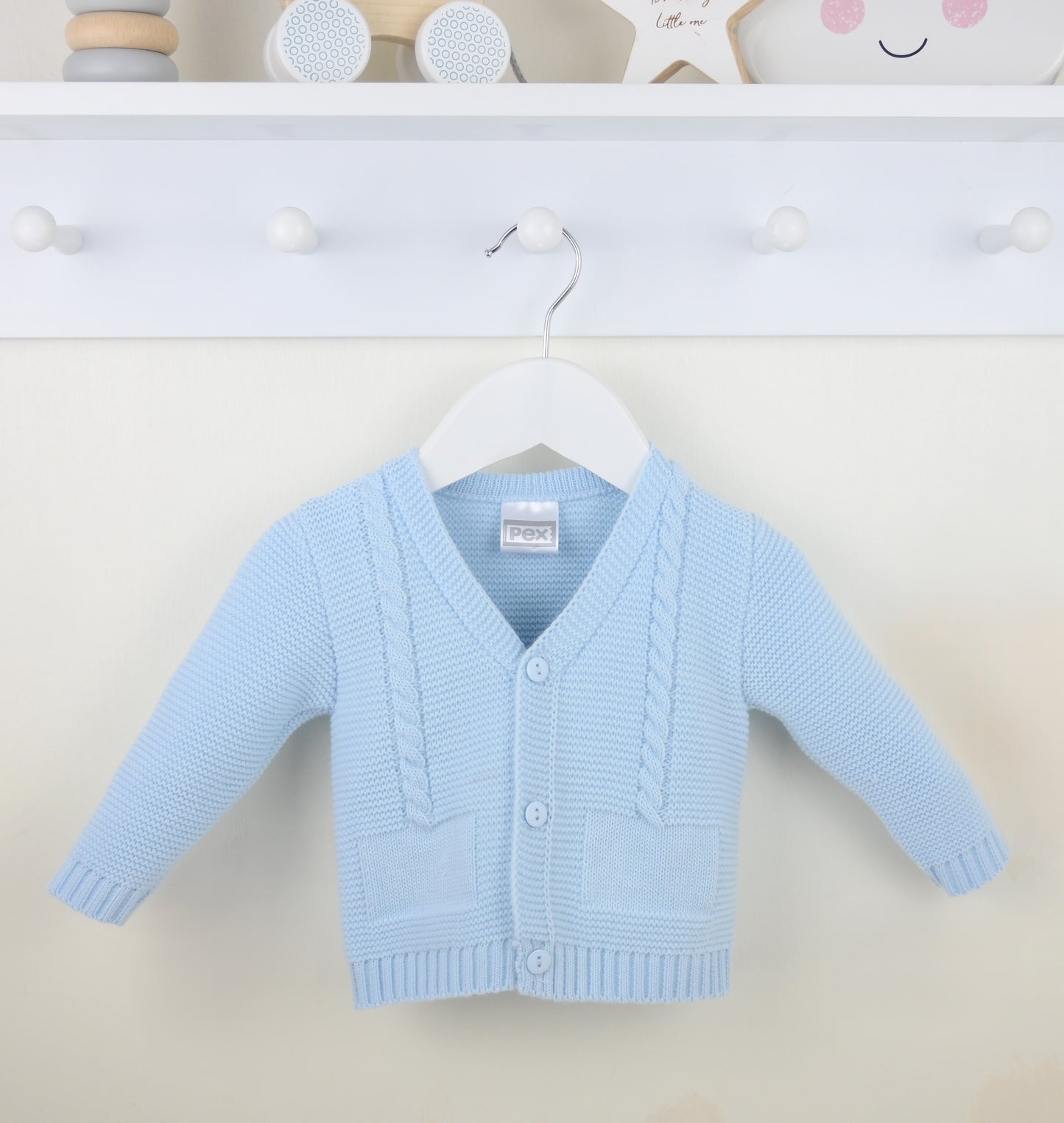 PEX Boys Fletcher Cardigan Blue - Preorder