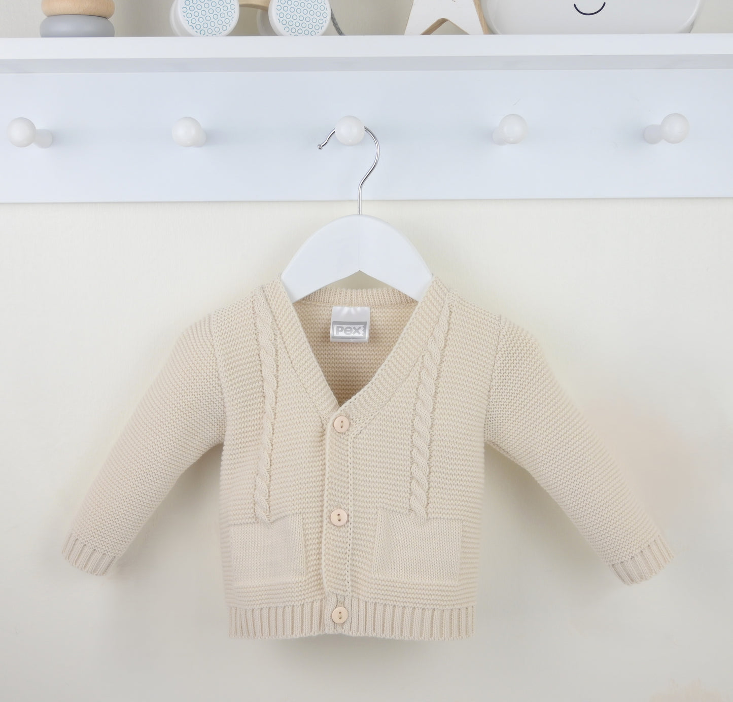 PEX Fletcher Cardigan Natural - Preorder