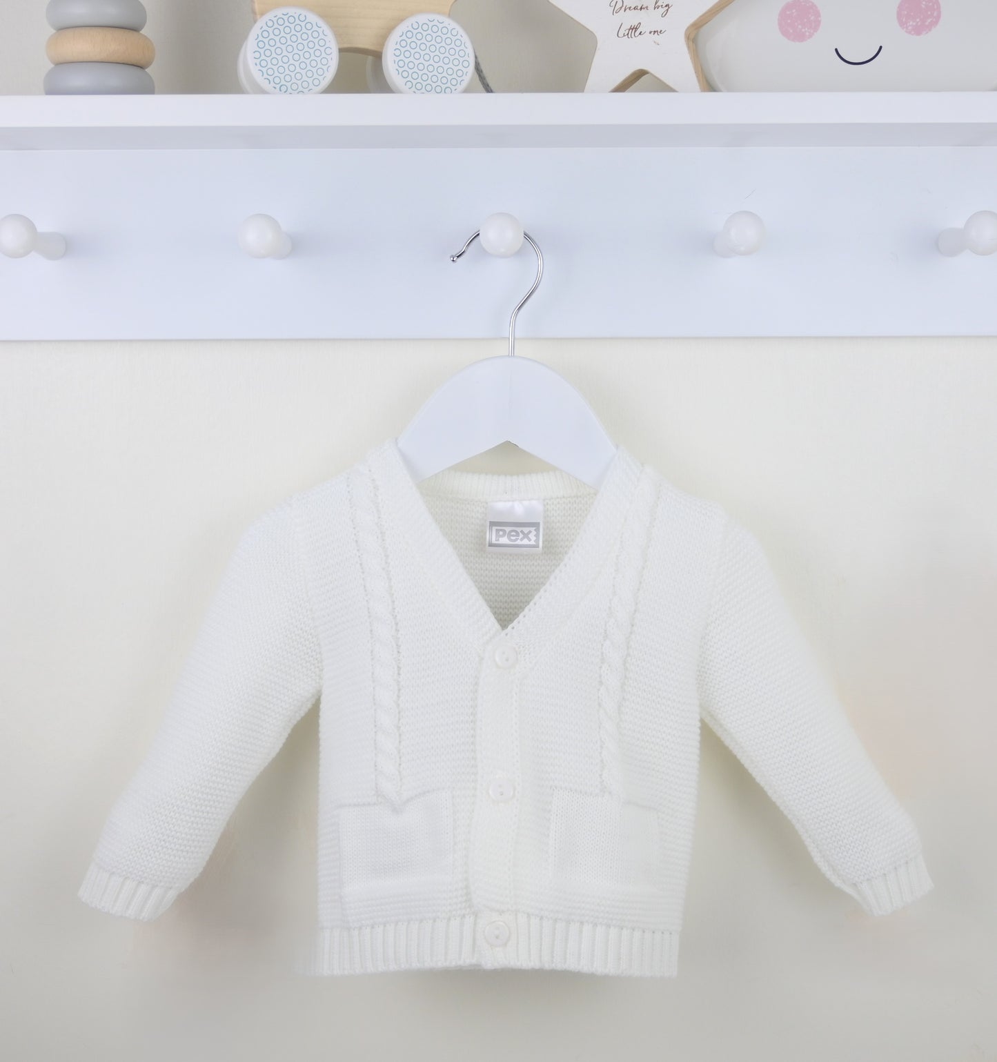 PEX Fletcher Cardigan White - Preorder