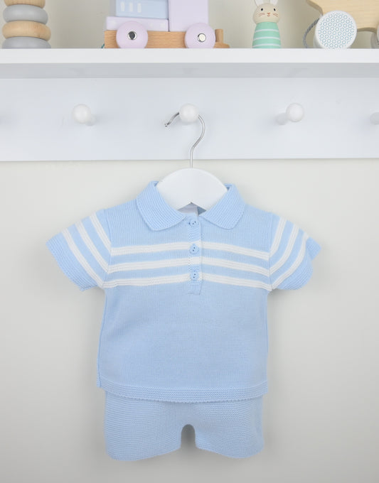 PEX Boys Mateo Shorts Blue Suit - Preorder