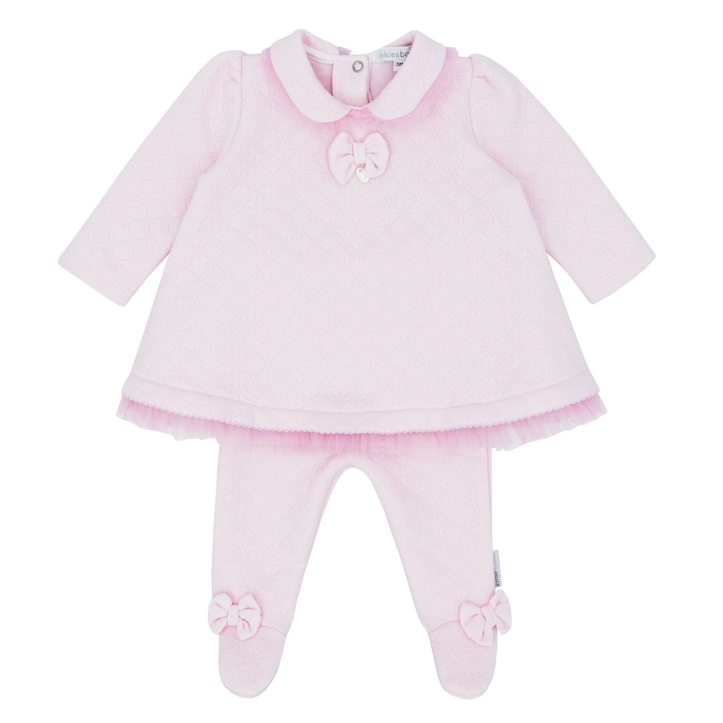 Blues Baby Girls Pink Portimao Collection Two Piece Set