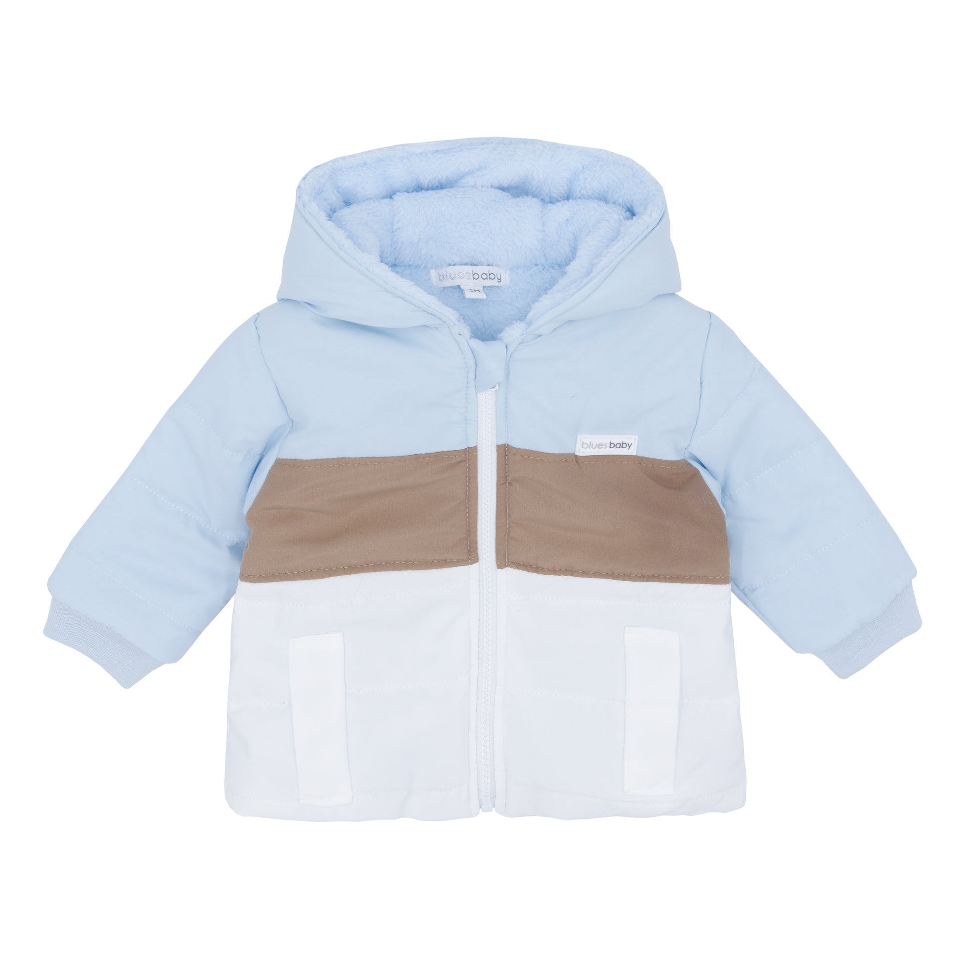 Blues Baby Boys Blue/Beige Grandola Collection Jacket