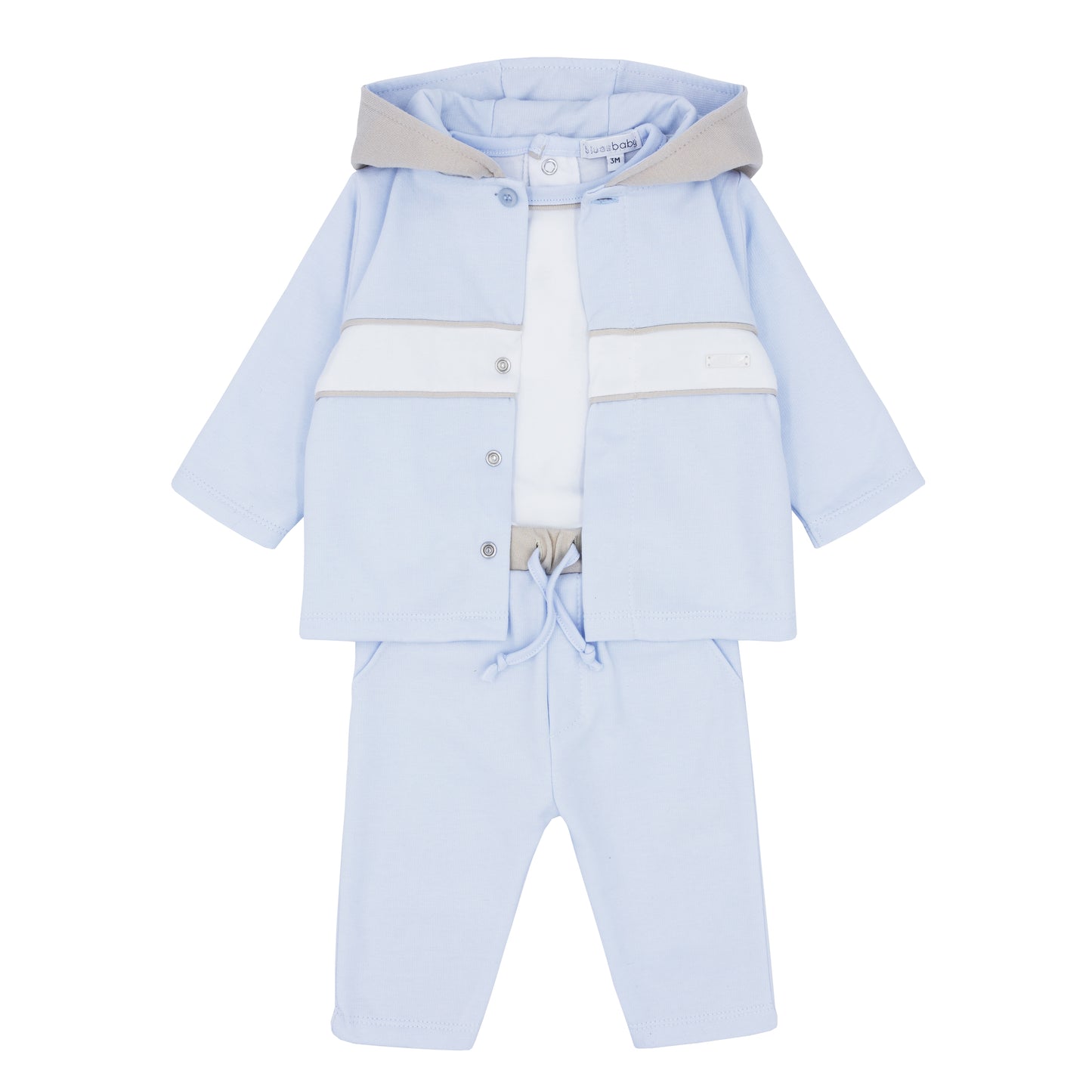 Blues Baby Boys Blue Grandola Collection Three Piece Tracksuit