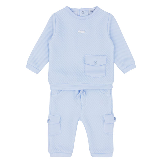 Blues Baby Boys Blue Almada Collection Two Piece Jogging Set