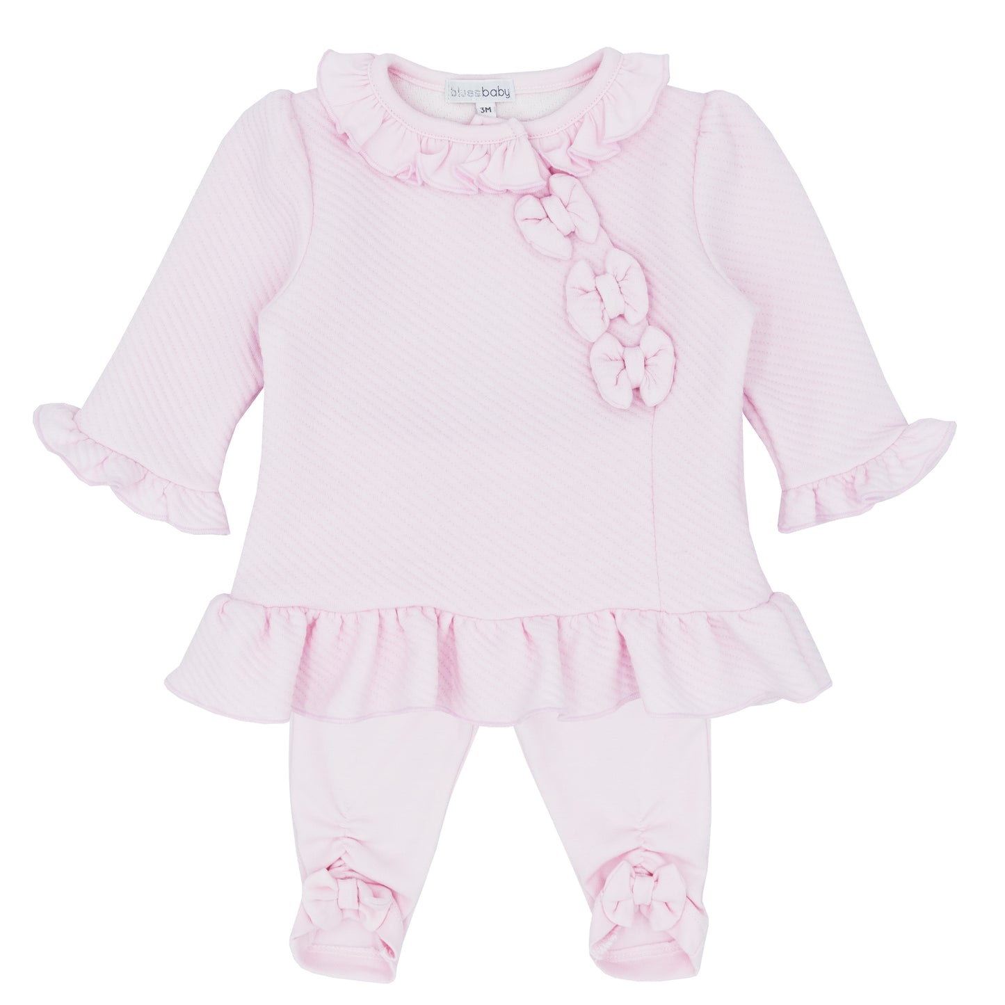 Blues Baby Girls Pink Amarante Collection Tunic &amp; Leggings Set