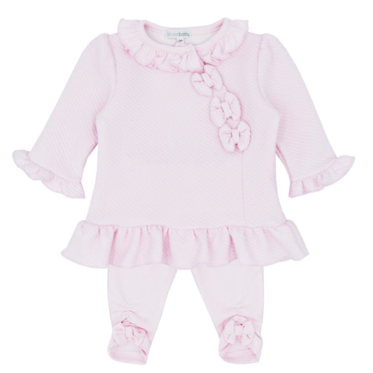 Blues Baby Girls Pink Amarante Collection Tunic &amp; Leggings Set