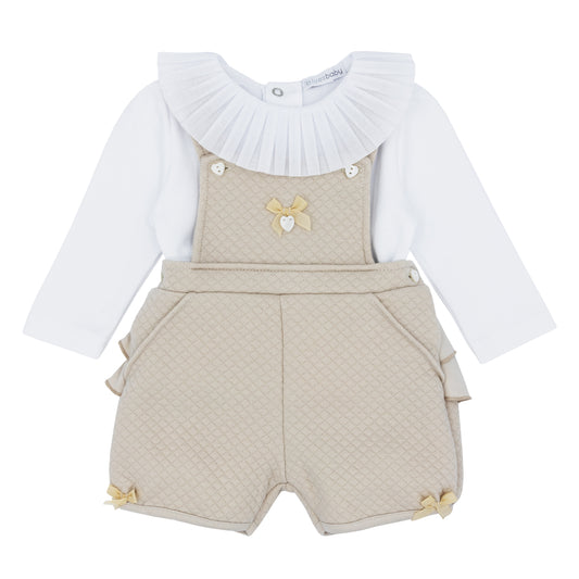 Blues Baby Girls Caramel Amadora Collection Two Dungaree Set