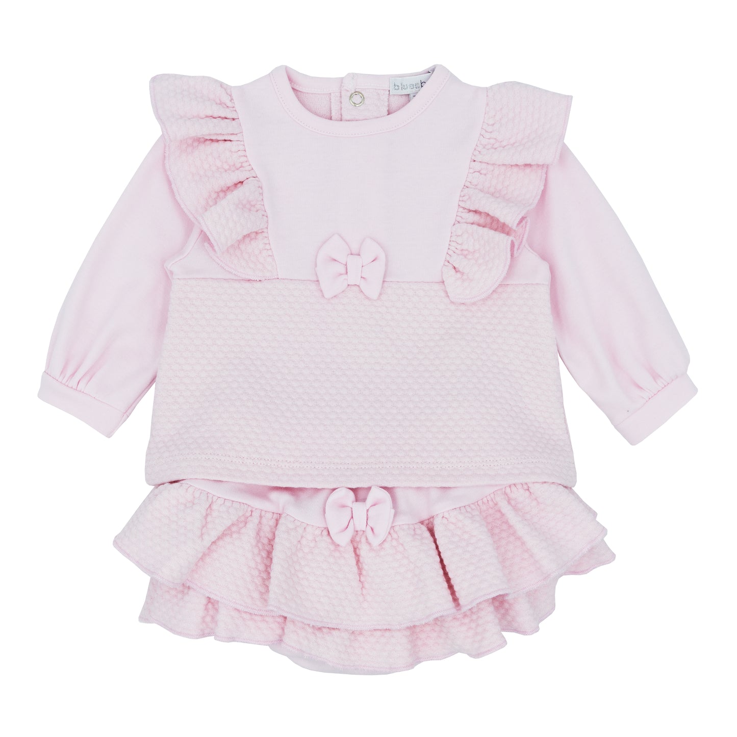 Blues Baby Girls Pink Evora Collection Jam Pants Set