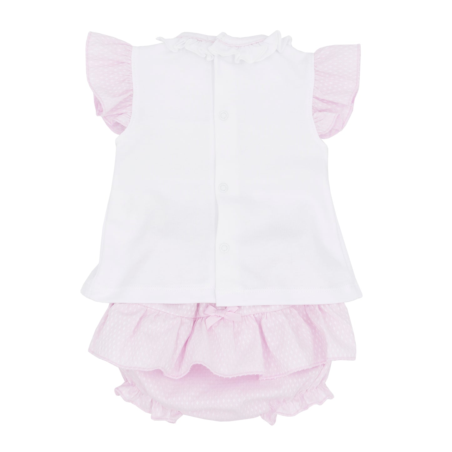 Blues Baby Girls Cadiz Pink Bloomer Set