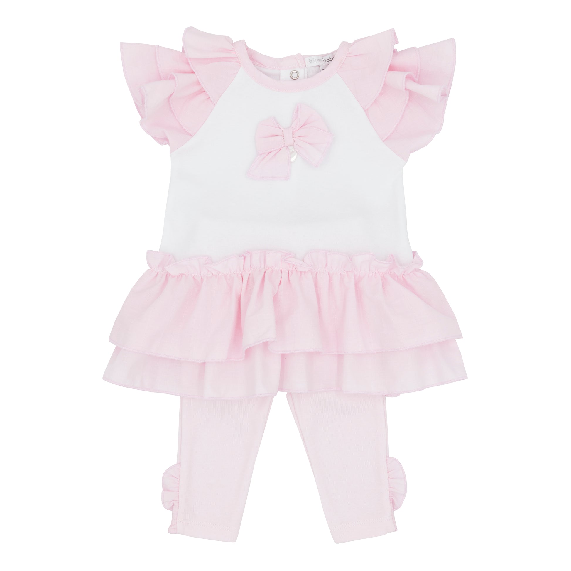 Blues Baby Girls Ibiza Pink Tunic & Leggings