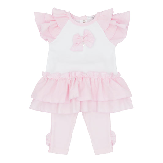 Blues Baby Girls Ibiza Pink Tunic & Leggings