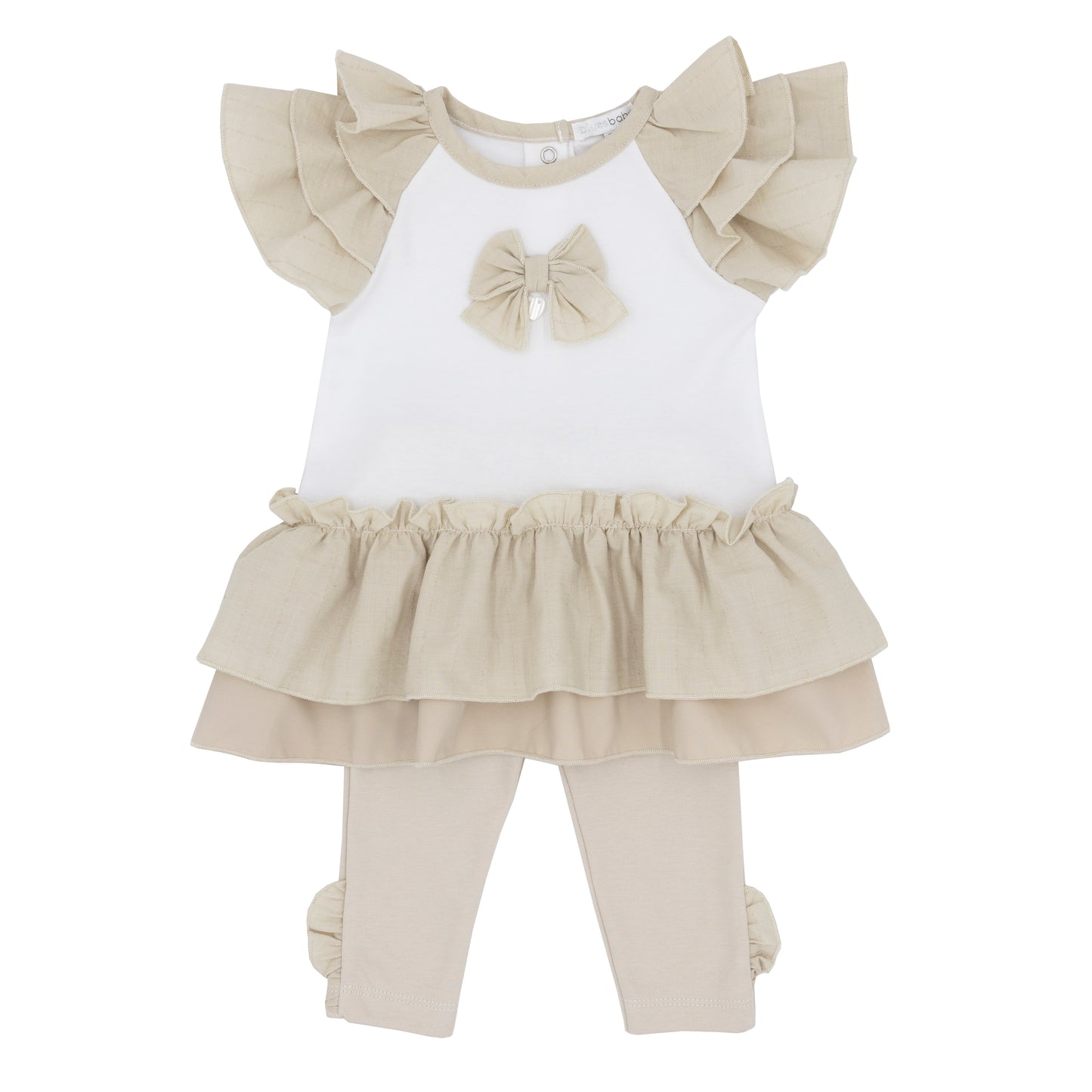 Blues Baby Girls Ibiza Beige Tunic & Leggings