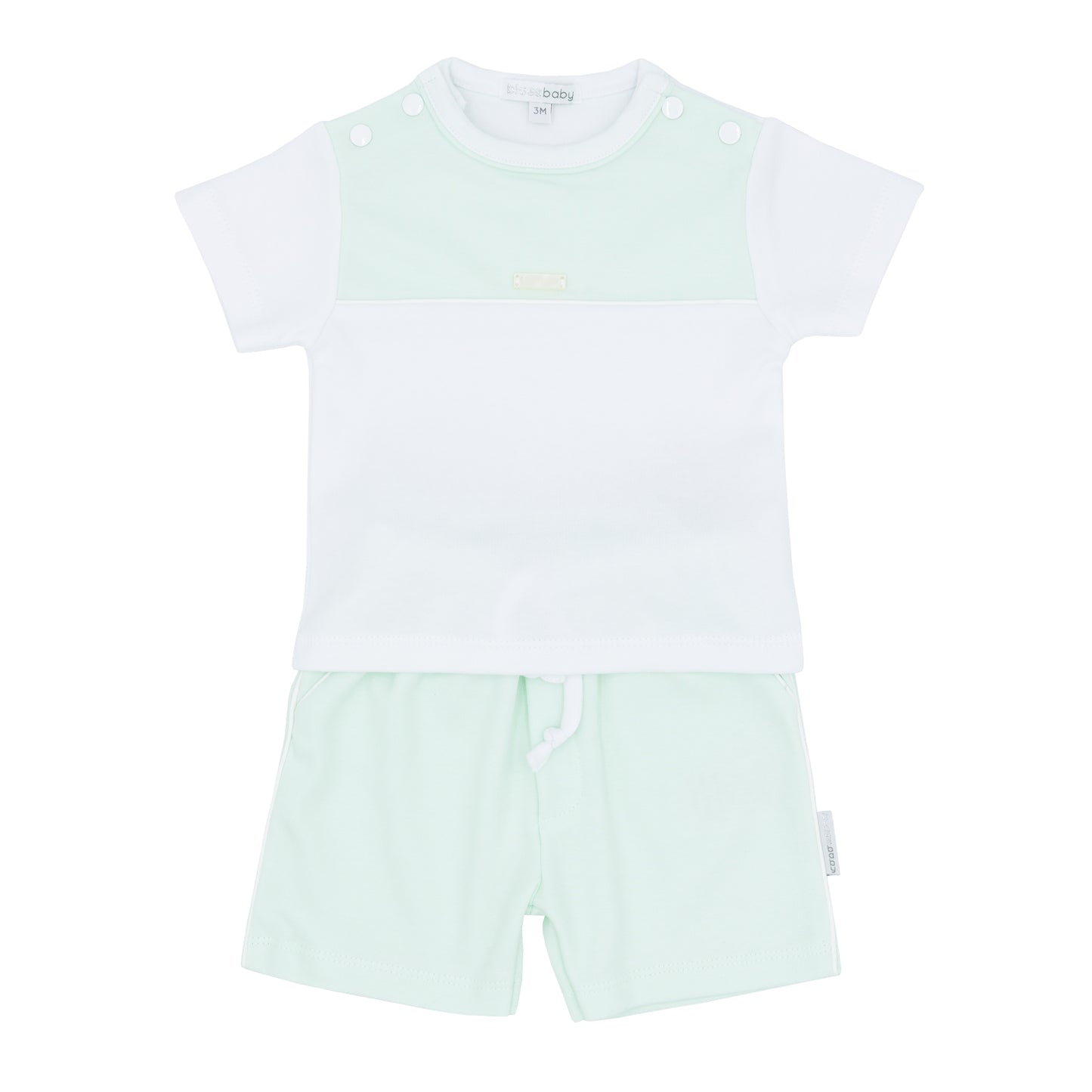 Blues Baby Boys San Sebastian Mint Shorts Set