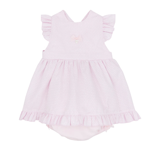 Blues Baby Girls Valencia Pink Dress and Knickers