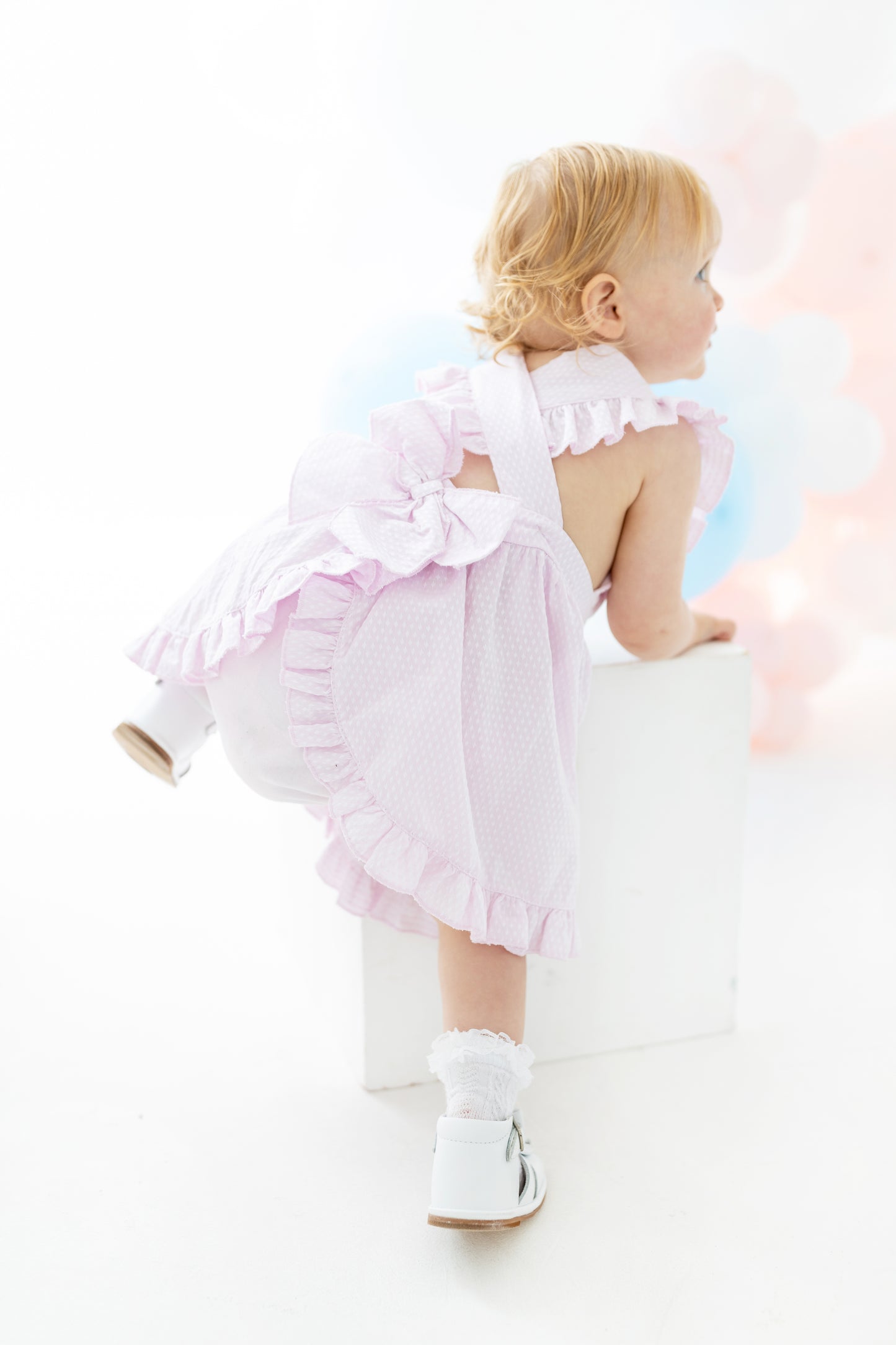 Blues Baby Girls Valencia Pink Dress and Knickers