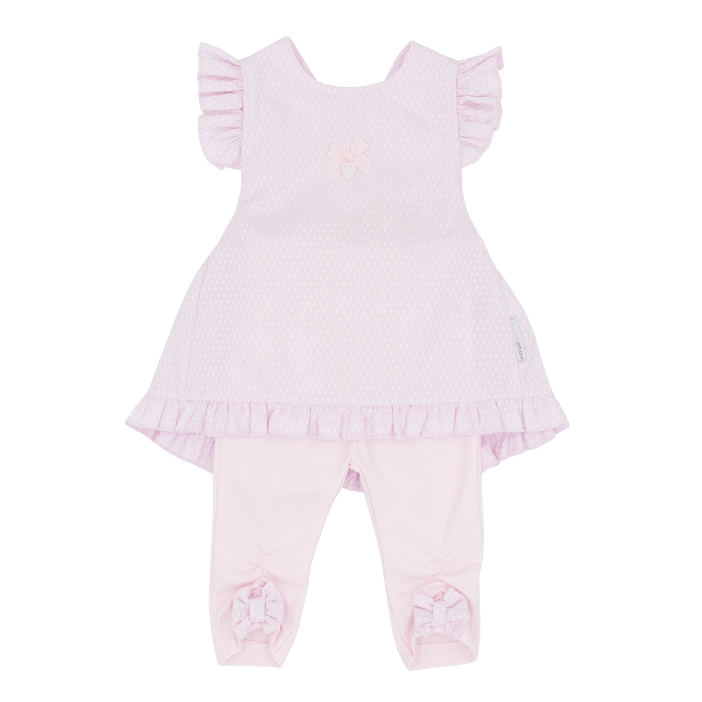 Blues Baby Girls Valencia Pink Tunic and Leggings set