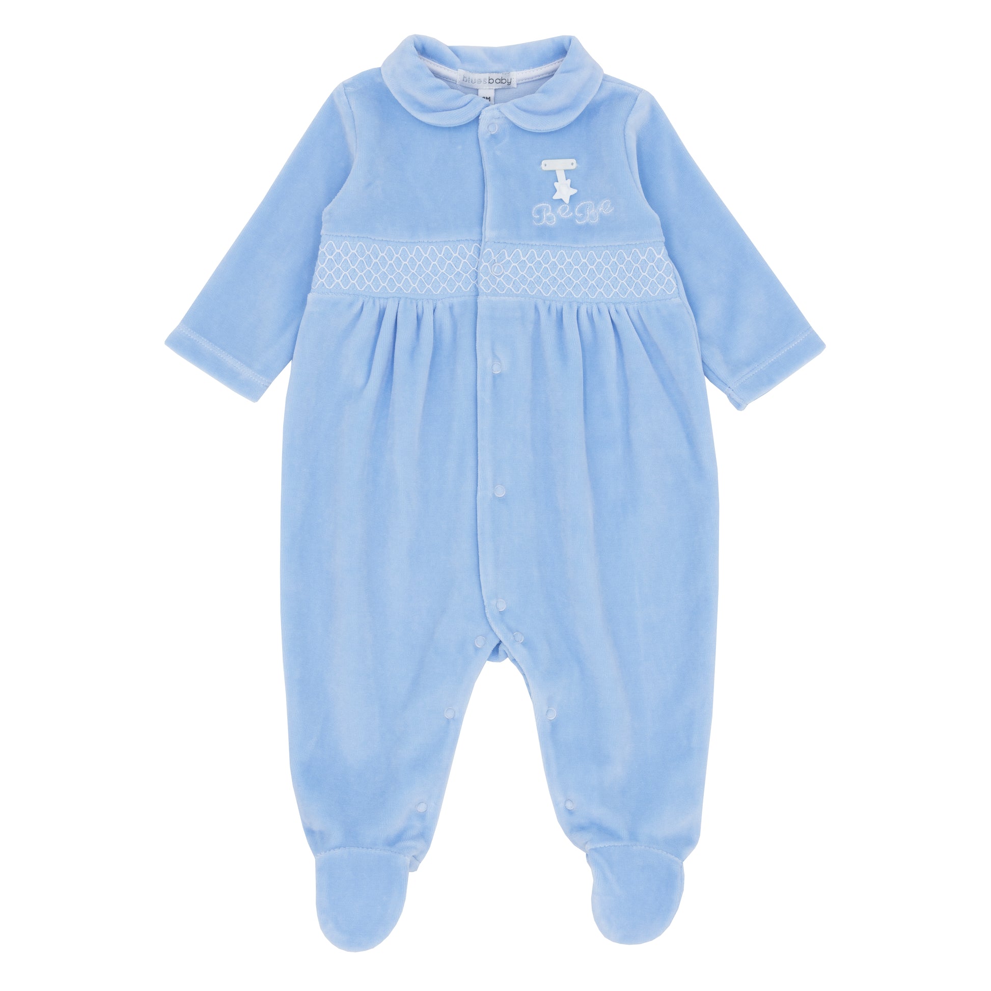 Blues Baby Boys Eindoven Velour All in One