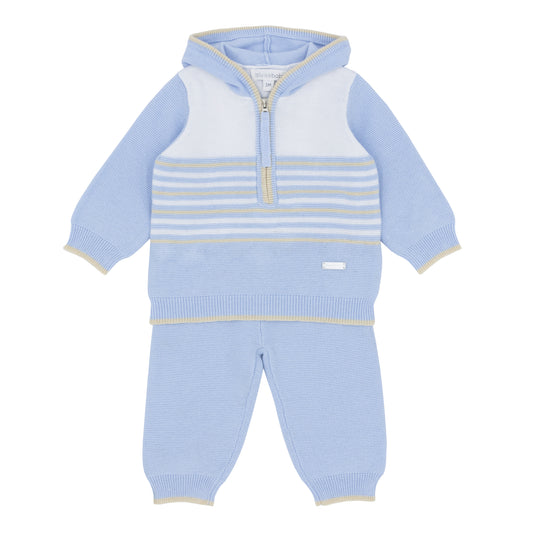 Blues Baby Boys Herve Knitted Hoodie Set