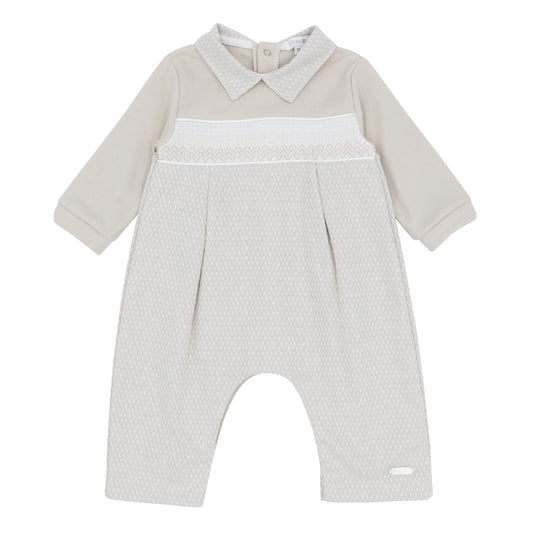 Blues Baby Boys Beuamont Beige Romper