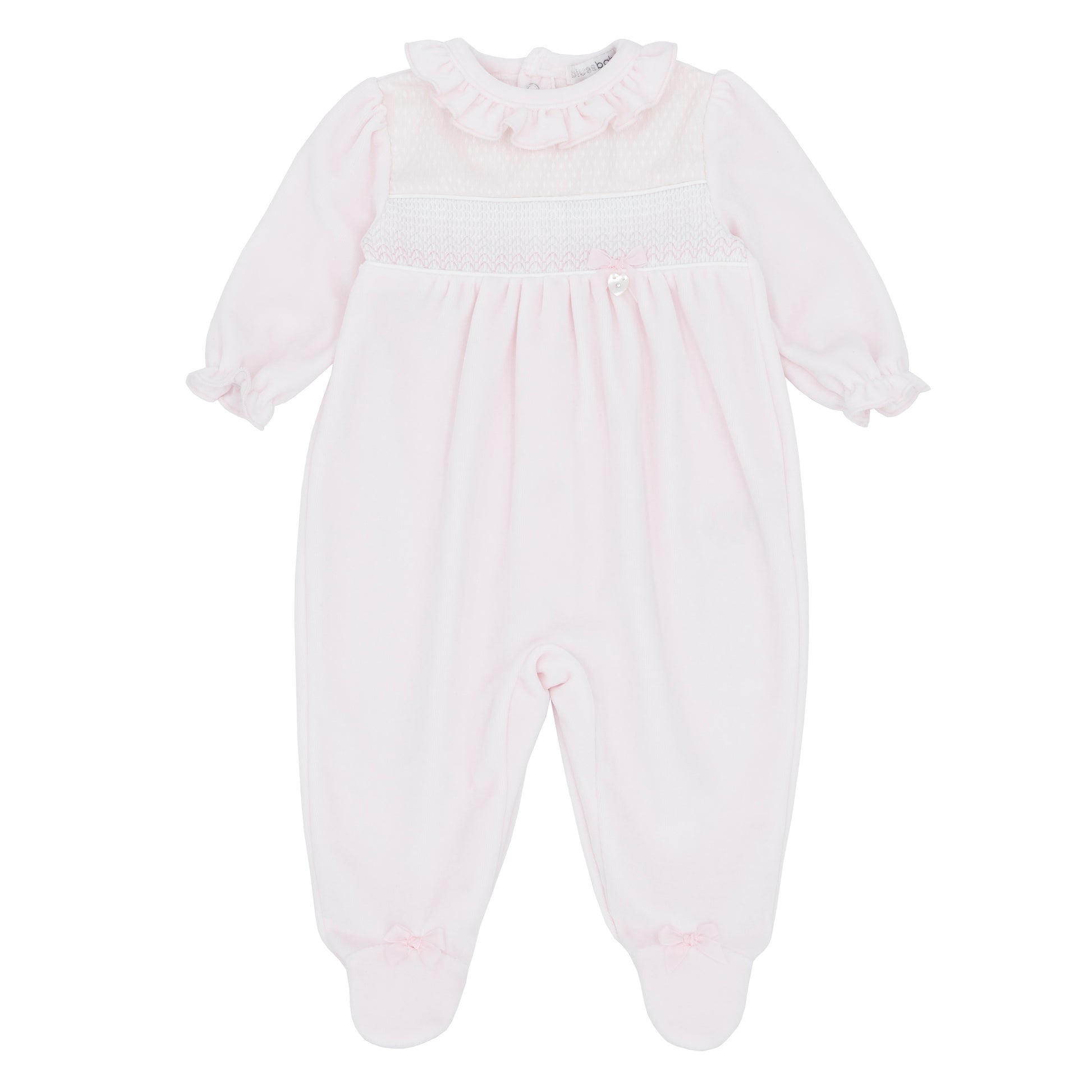 Blues Baby Girls Beuamont Baby Pink All in One