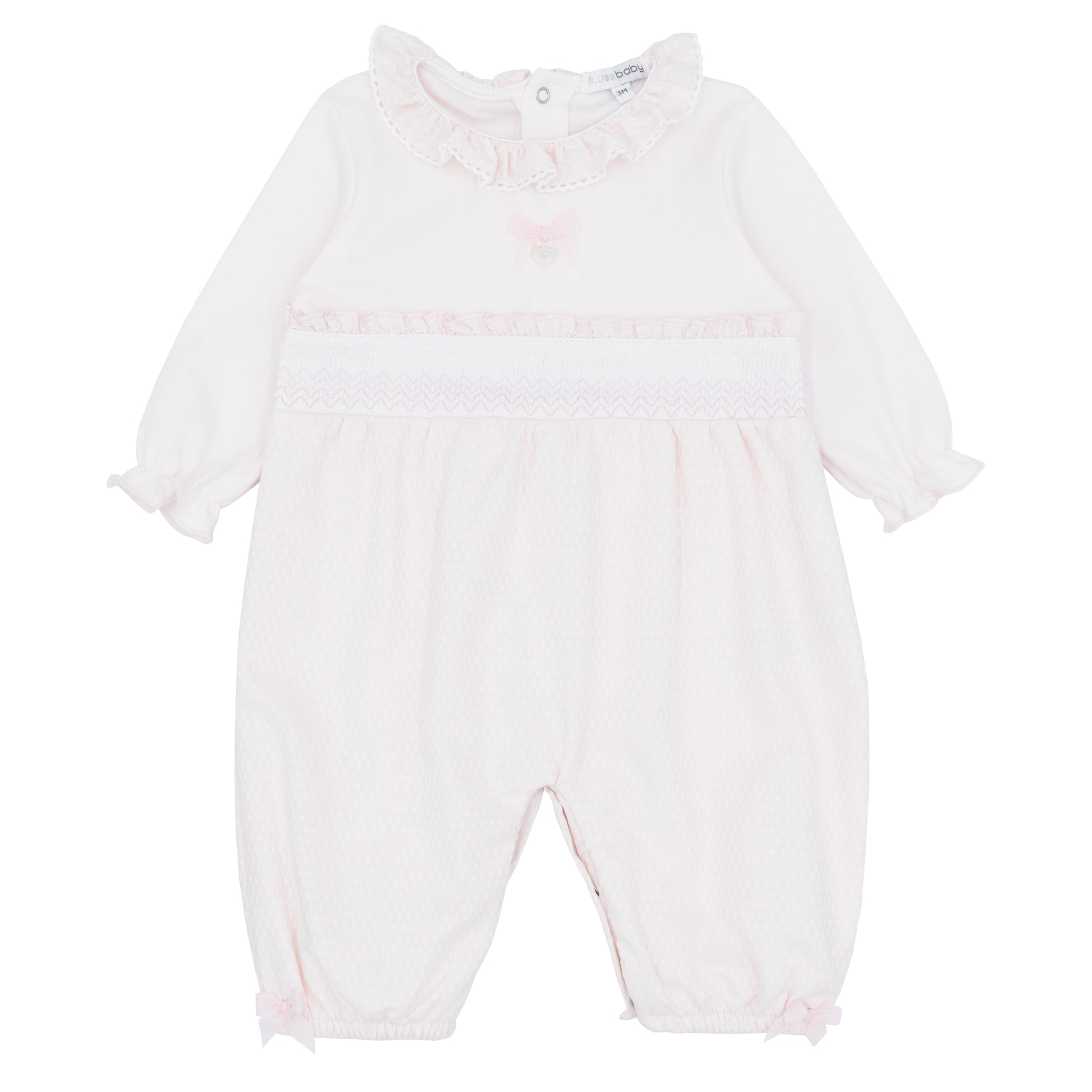 Blues Baby Girls Beuamont Baby Pink Romper