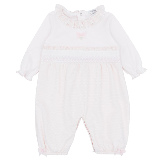 Blues Baby Girls Beuamont Baby Pink Romper