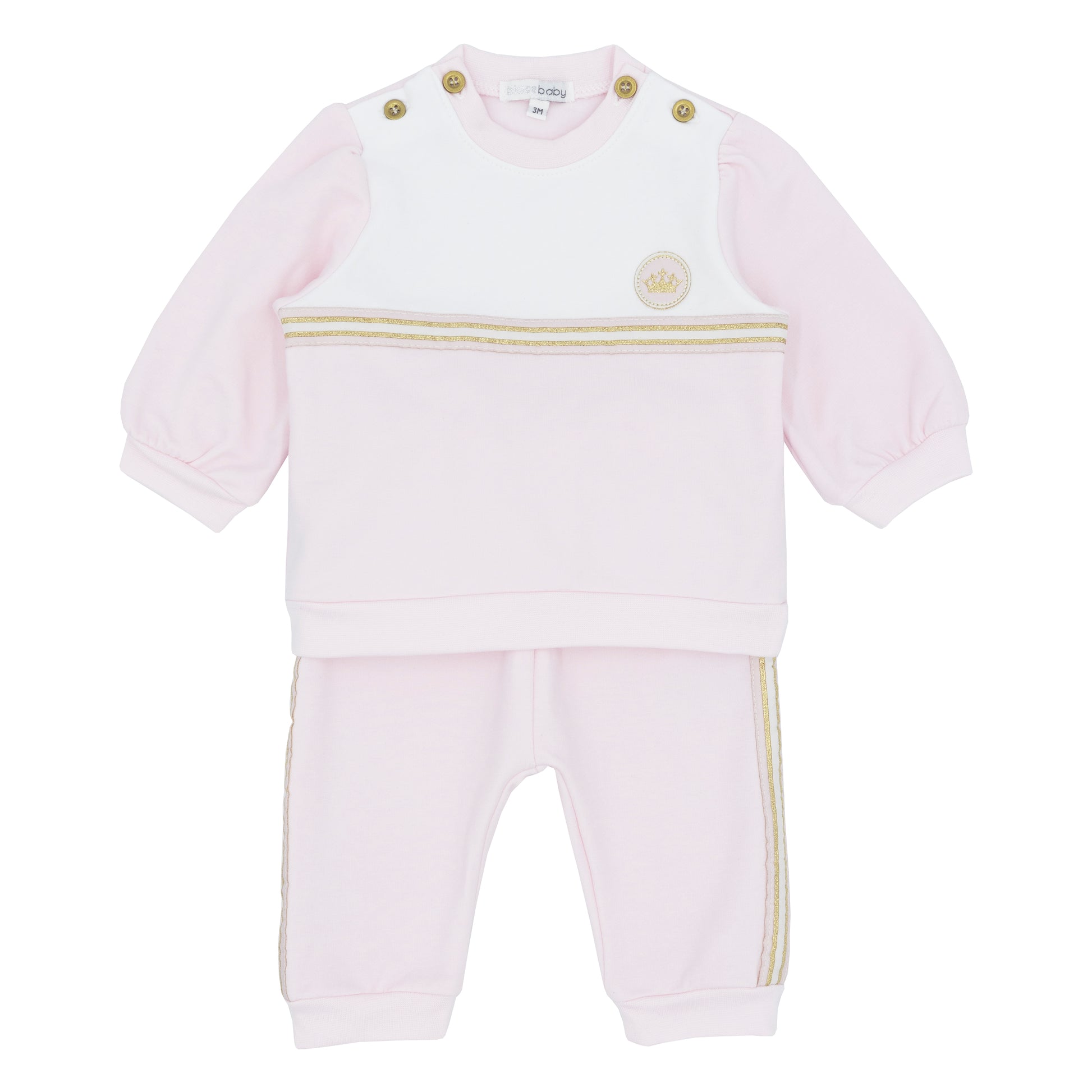Blues Baby Girls Venilo Pink Jogging Set