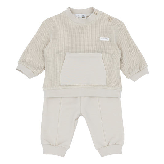 Blues Baby Boys Antwerp Beige Jogging Set