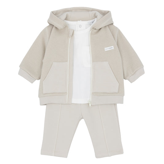 Blues Baby Boys Antwerp Beige Track Suit Set