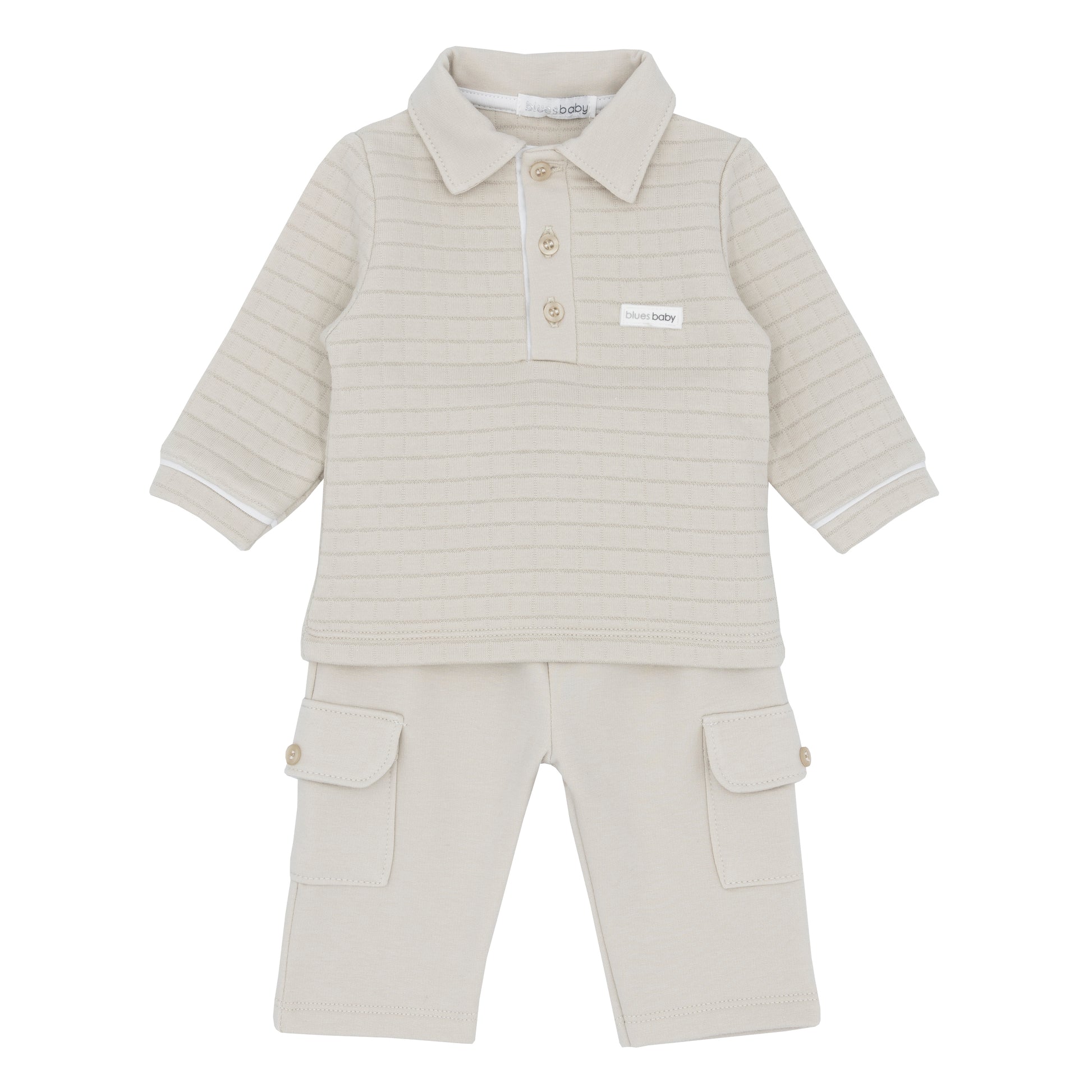 Blues Baby Boys Amsterdam Beige Polo and Trousers