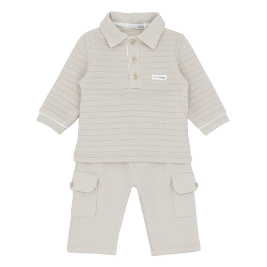 Blues Baby Boys Amsterdam Beige Polo and Trousers