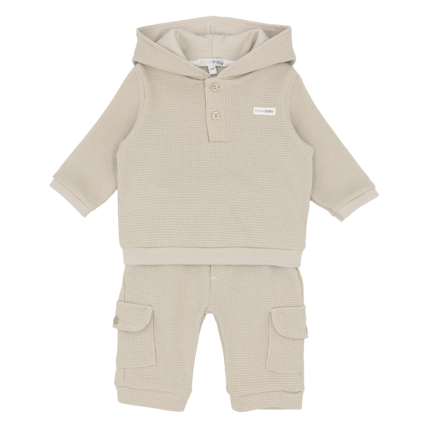 Blues Baby Boys Malto Beige jogging suit light weight perfect for springand summer season