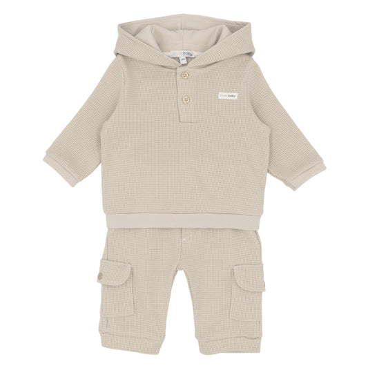 Blues Baby Boys Malto Beige jogging suit light weight perfect for springand summer season