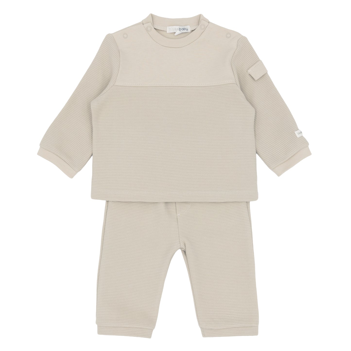 Blues Baby Boys Beige Jogger