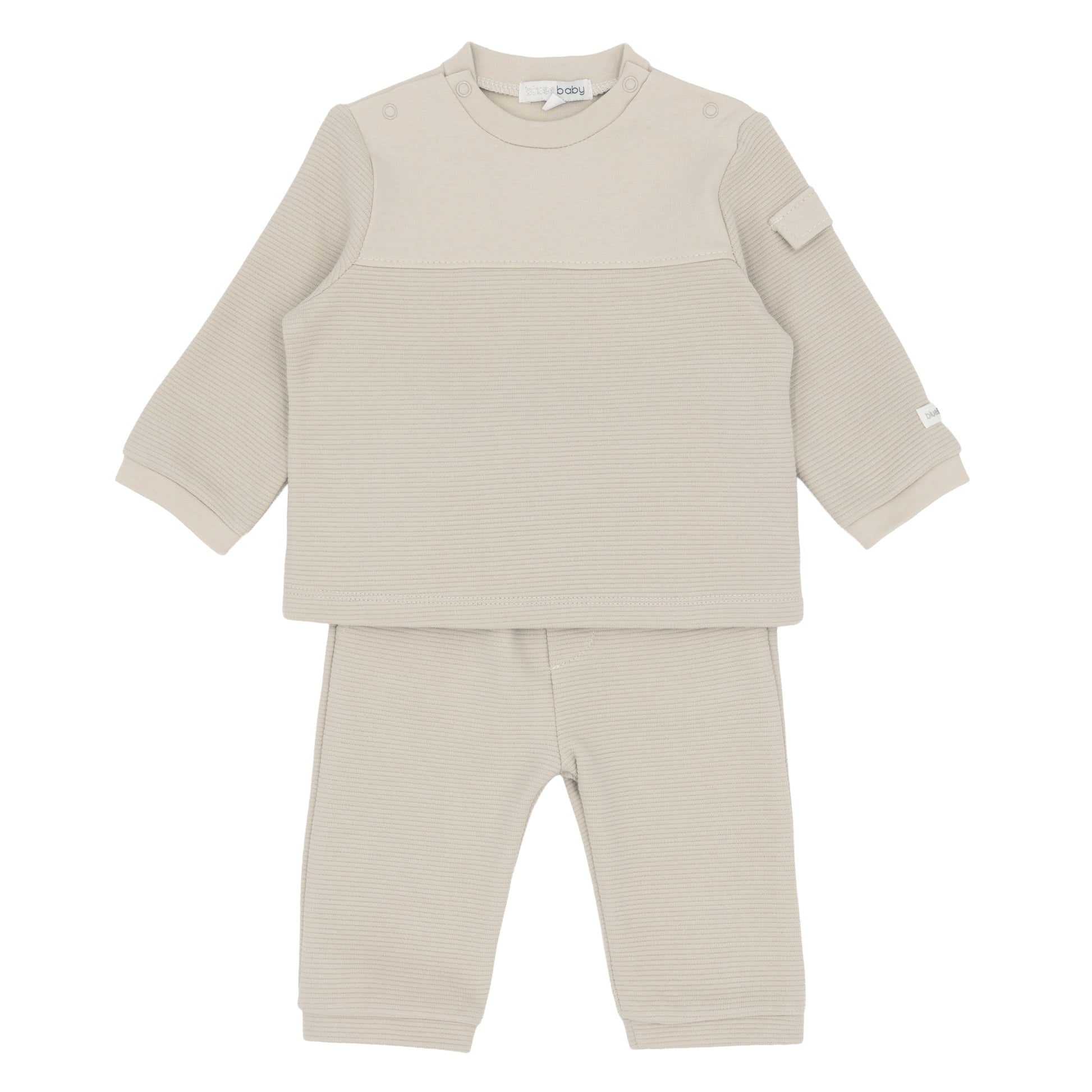 Blues Baby Boys Beige Jogger