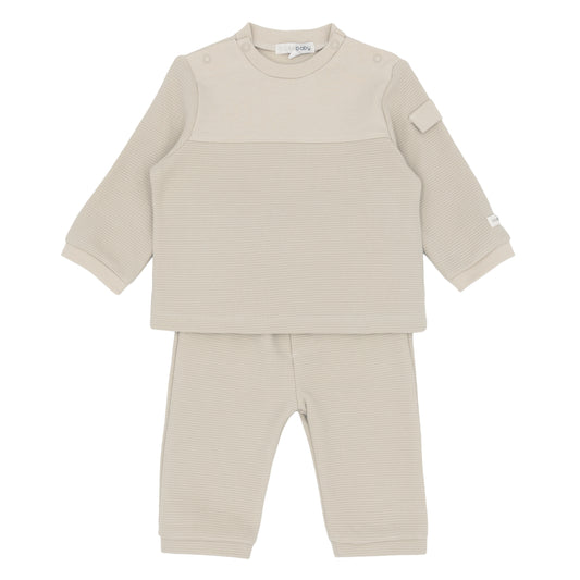 Blues Baby Boys Beige Jogger