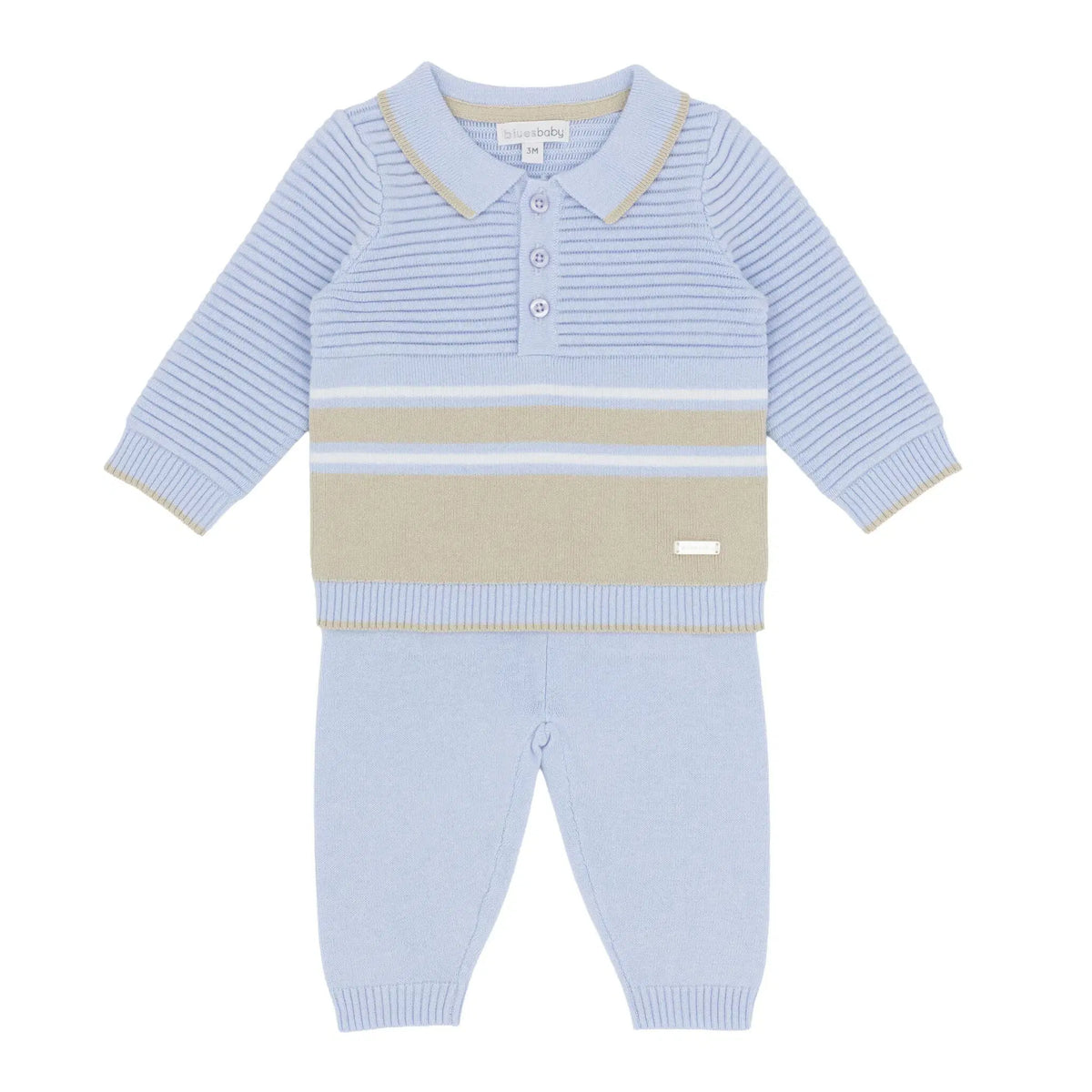 Blues Baby Boys Blue Hammer Knitted Set *Preorder