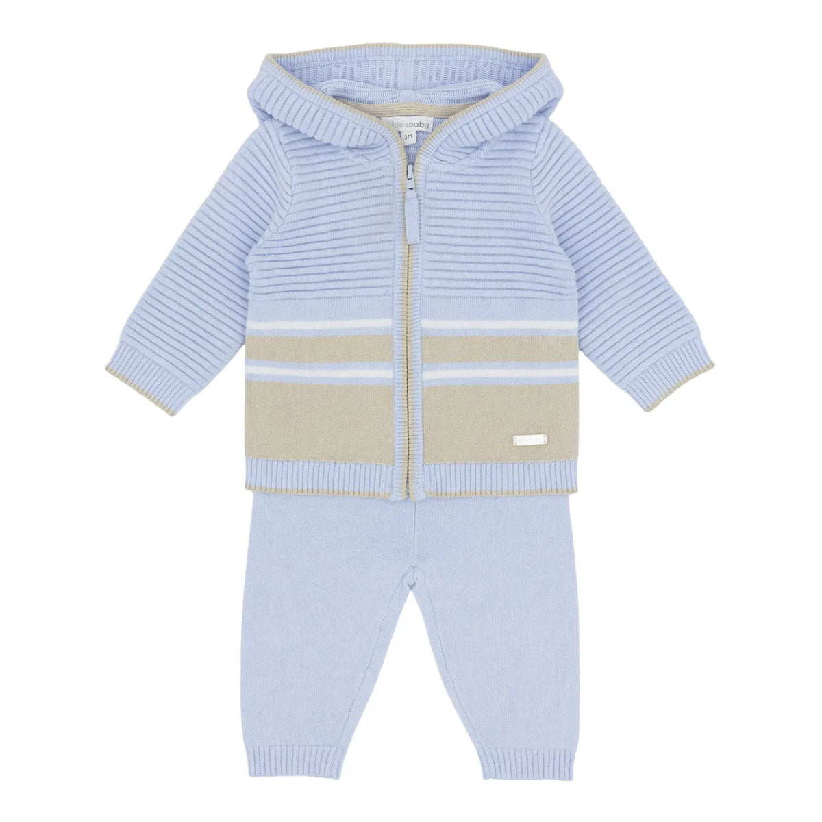 Blues Baby Boys Blue Hammer Knitted Jogging Set *Preorder