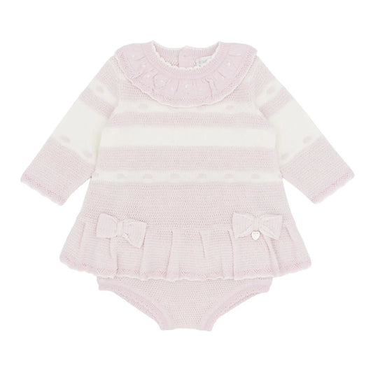 Blues Baby Girls Pink Maristead Knitted Jam pants Set *Preorder