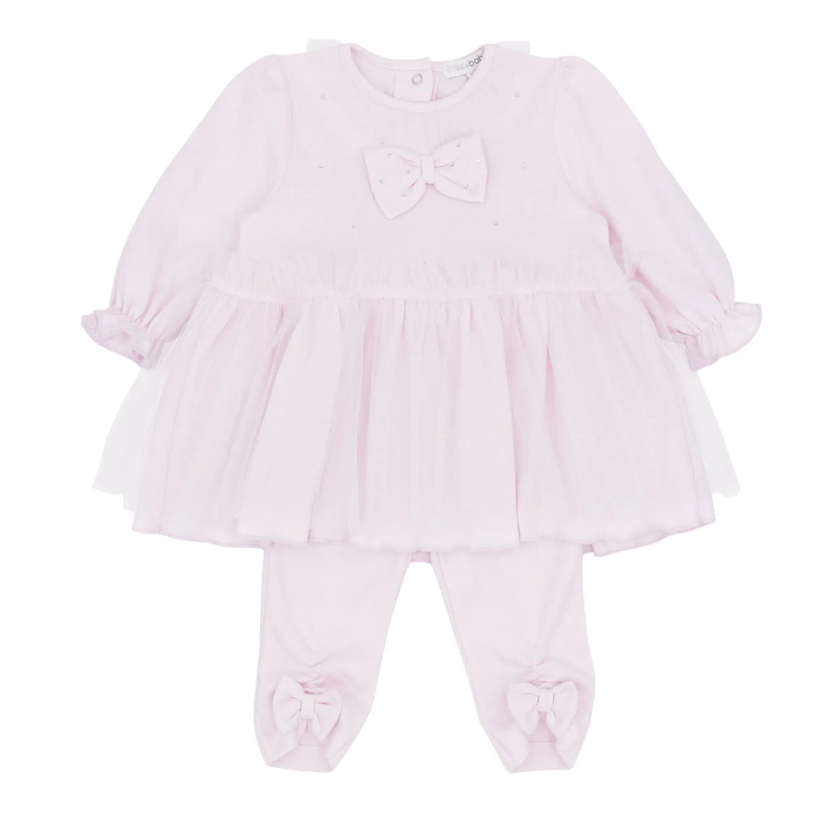 Blues Baby Girls Pink Helsinki Dress & Leggings Set *Preorder