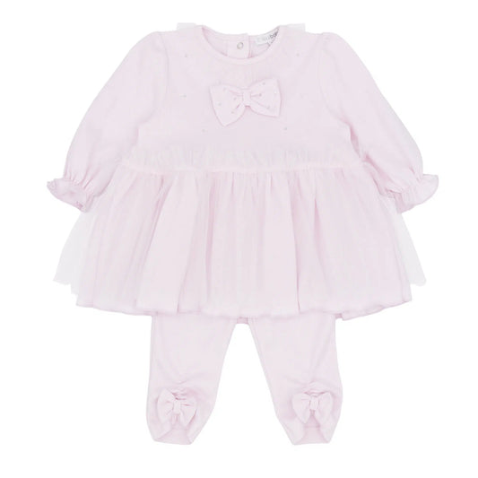 Blues Baby Girls Pink Helsinki Dress & Leggings Set *Preorder