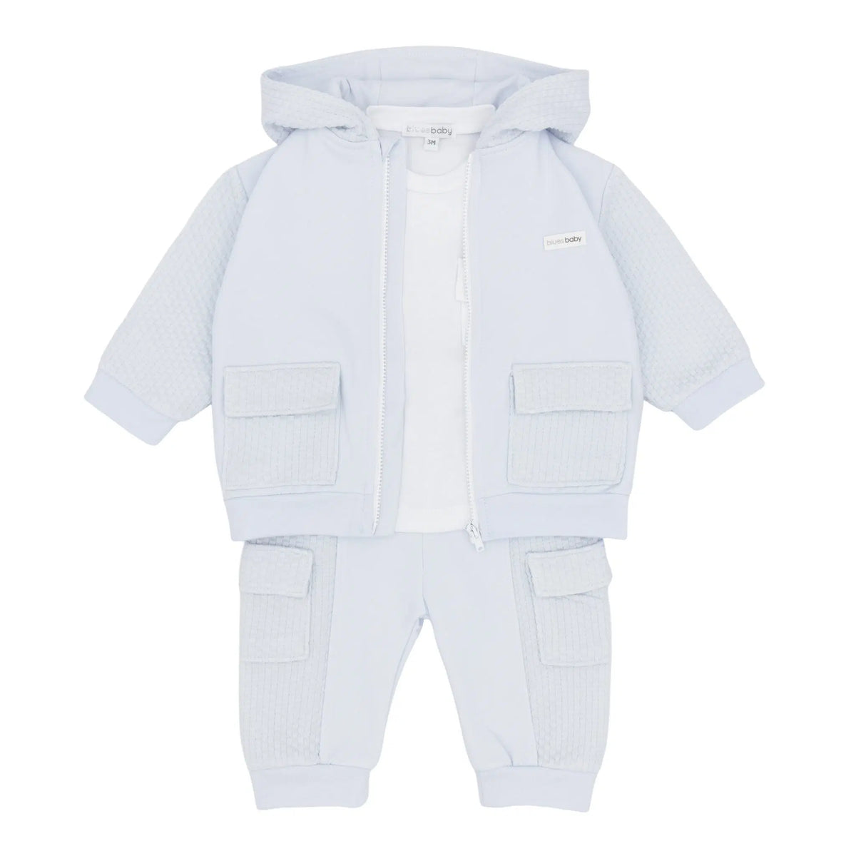 Blues Baby Boys Blue Oslo 3PC Jogging Set *Preorder