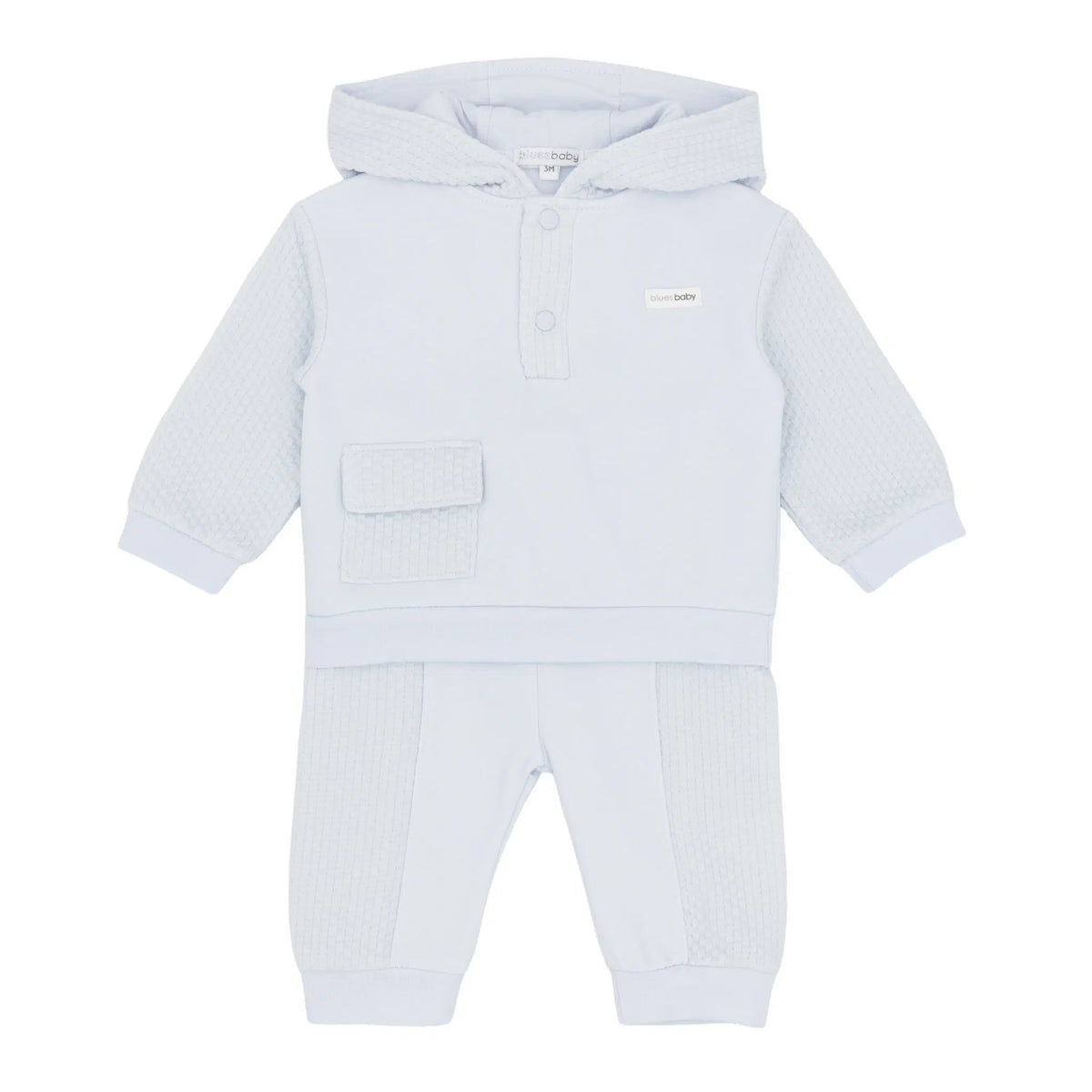 Blues Baby Boys Blue Oslo Hooded Jogging Set *Preorder