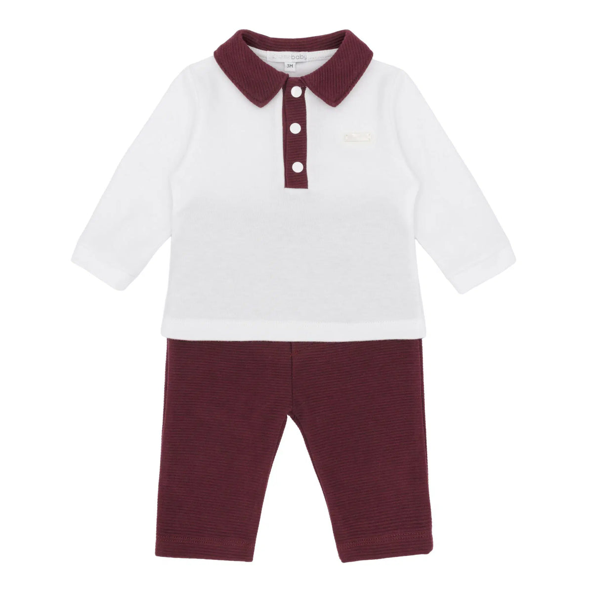 Blues Baby Boys Bordeaux Copenhagen Polo Set *Preorder